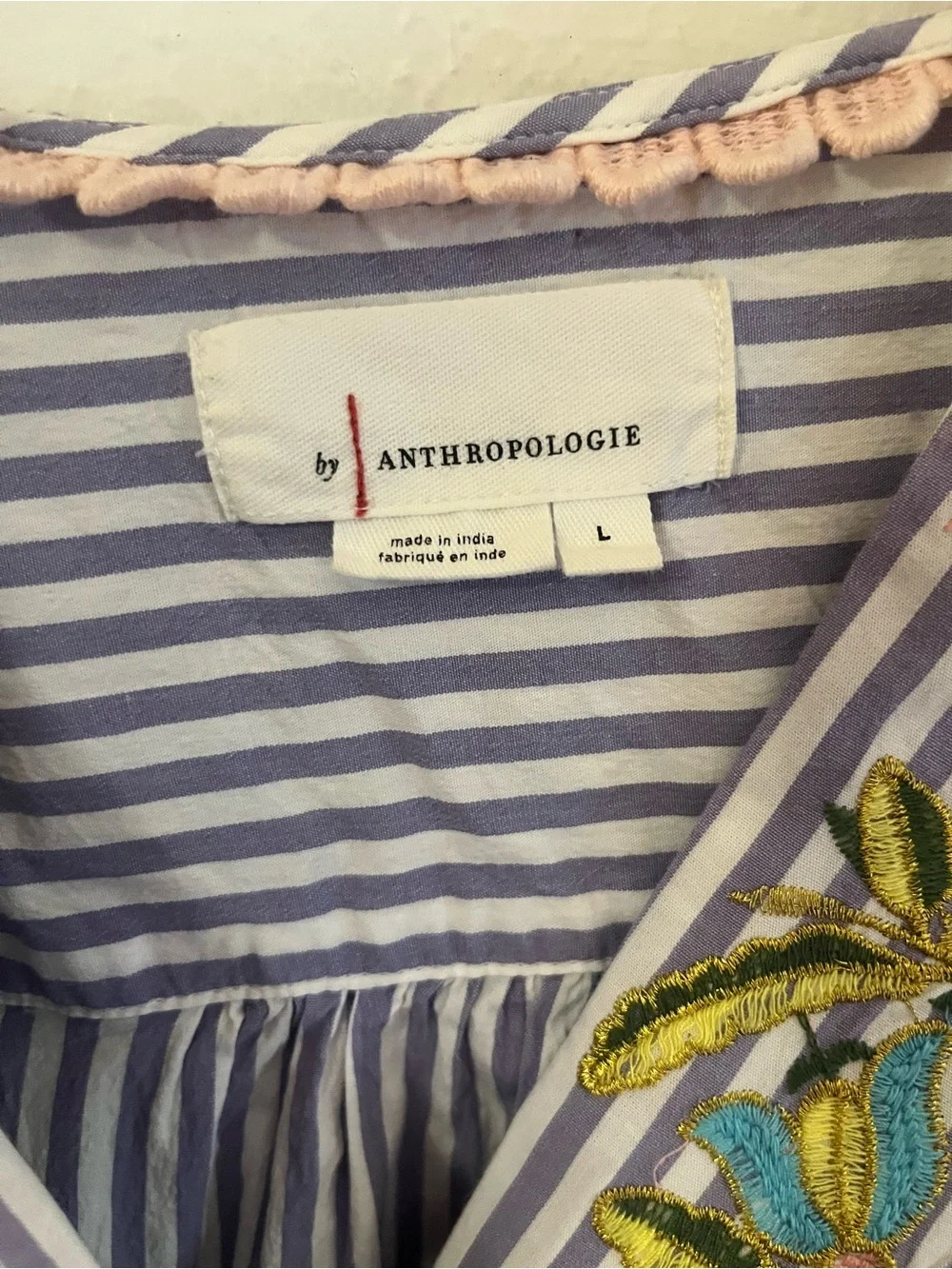 Anthropologie light lavender